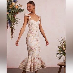 V. Chapman Rosalie Pink Rose dress